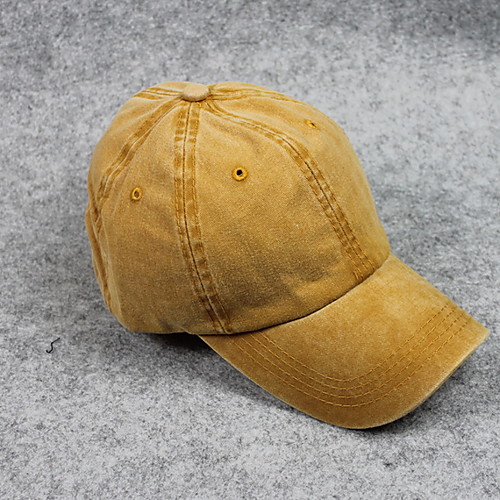 

Women's Basic Polyester Baseball Cap-Solid Colored Fall Wine Yellow Camel