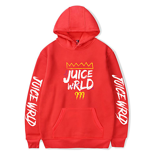 

Inspired by Cosplay Juice Wrld Cosplay Costume Hoodie Pure Cotton Print Printing Hoodie For Men's / Women's