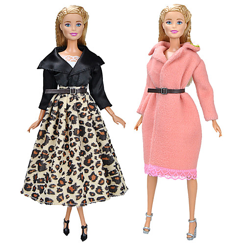 

Doll accessories Doll Clothes Doll Dress Simple Creative Kawaii Clothing Fabrics 1-2 pcs Children's All Toy Gift