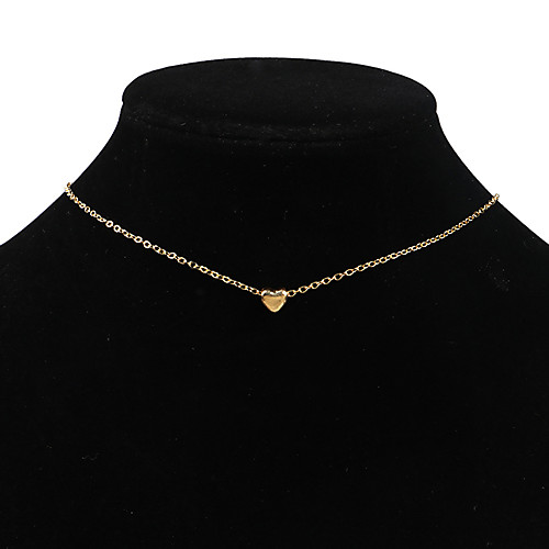 

Women's Necklace Friends European Romantic Casual / Sporty Sweet Chrome Gold 40 cm Necklace Jewelry 1pc For Street Festival