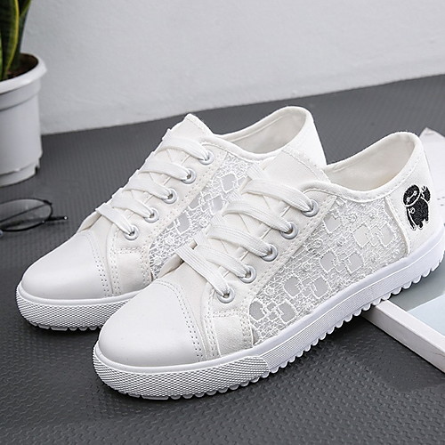 

Girls' Comfort Canvas Sneakers Little Kids(4-7ys) Running Shoes Blue / Black / Dark Blue Summer