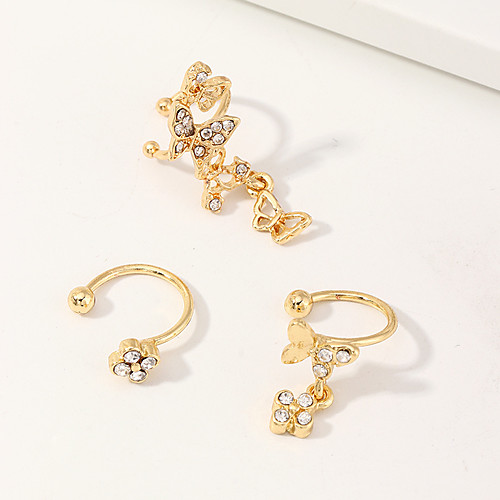 

Women's Earrings Hanging Earrings Classic Fashion Trendy Korean Fashion Cute Elegant Imitation Diamond Earrings Jewelry Gold For Gift Date Vacation Beach Festival 1pack