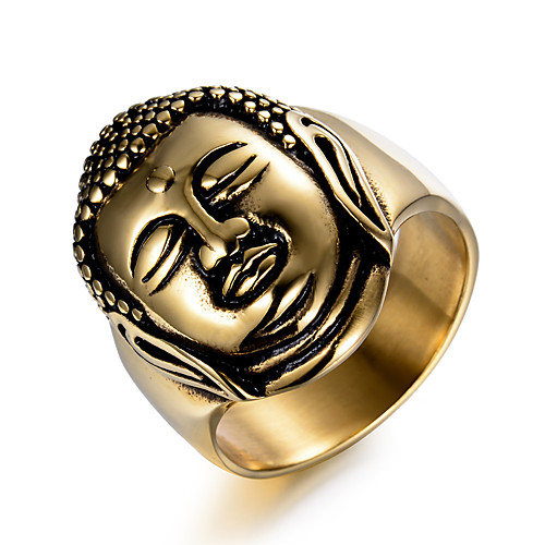 

Men Women Band Ring Gold Silver Stainless Steel Punk Jewelry Mixed Color