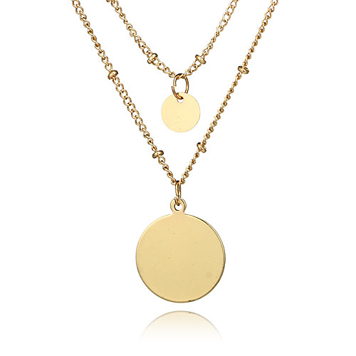

Women's Necklace Friends European Romantic Casual / Sporty Sweet Chrome Gold 54 cm Necklace Jewelry 1pc For Street Festival