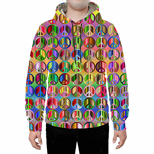 

Men's Basic Hoodie - 3D Rainbow US32 / UK32 / EU40