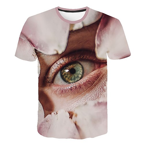 

Men's Daily T-shirt - 3D Print Brown