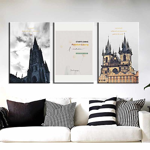 

3 Pieces Printing Decorative Painting Oil Painting Home Decorative Wall Art Picture Paint on Canvas Prints 40x60cmx3 Abstract Landscape