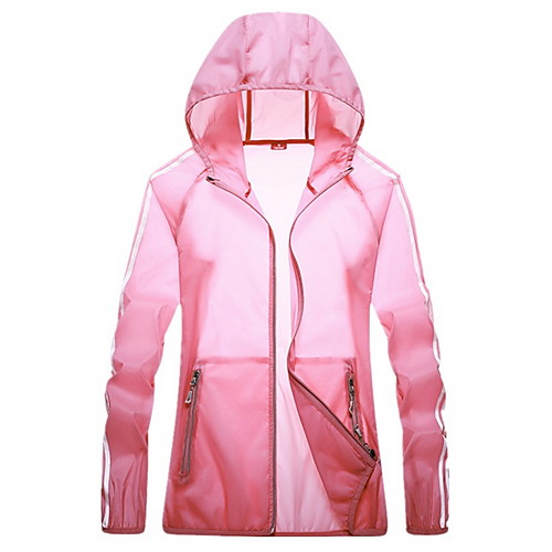

Protective Clothing Anti Dust And Droplet Men's / Women's Trench Coat, Color Block / Solid Colored Hooded Long Sleeve Polyester White / Blushing Pink / Fuchsia