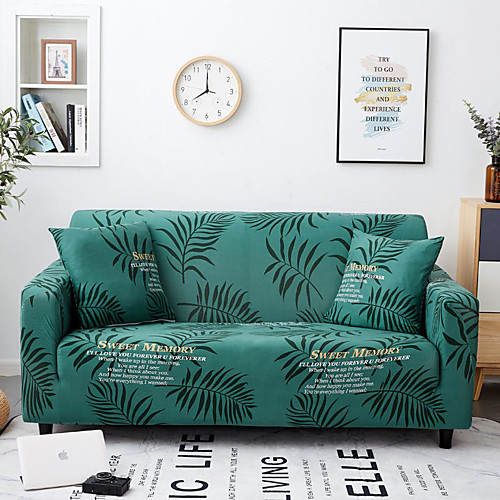 

2020 New Stylish Simplicity Print Sofa Cover Stretch Couch Slipcover Super Soft Fabric Retro Hot Sale Couch Cover (1 free pillowcase)