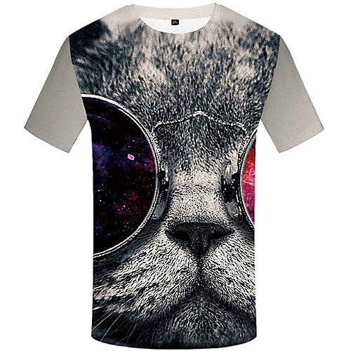 

Men's Daily Street chic T-shirt - 3D Print Rainbow