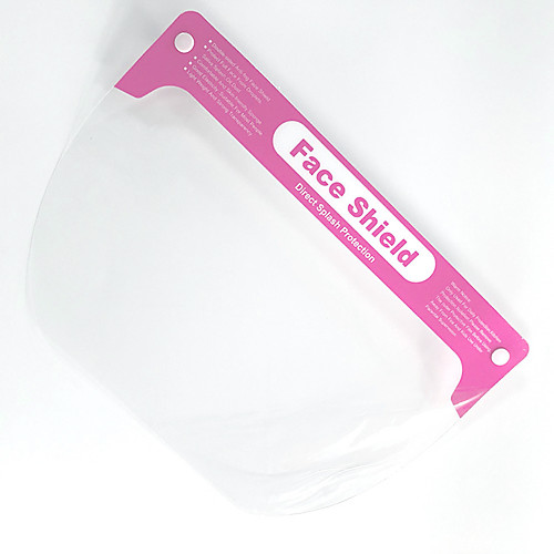 

Grown-up Protective Household Safety Transparent Face Hat PET Double Helmet Anti-fog Anti-Oil Splatter Face Goggles