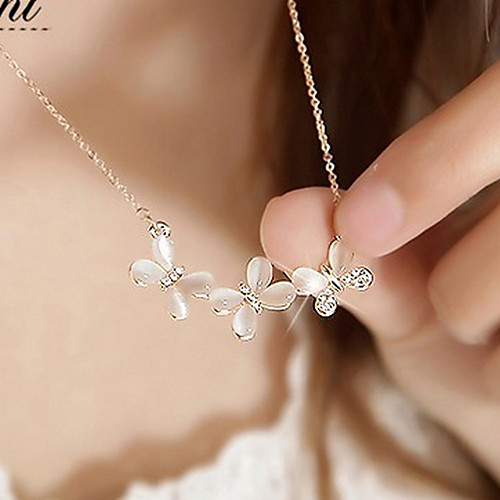 

Women's Choker Necklace Necklace Friends European Romantic Casual / Sporty Sweet Chrome White 35 cm Necklace Jewelry 1pc For Street Festival
