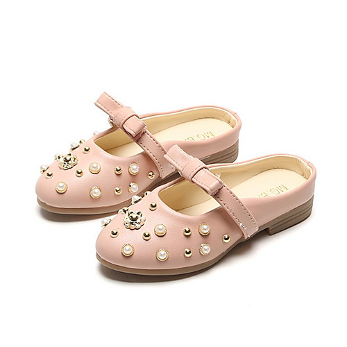 

Girls' Moccasin PU Loafers & Slip-Ons Little Kids(4-7ys) Pink / White / Black Summer