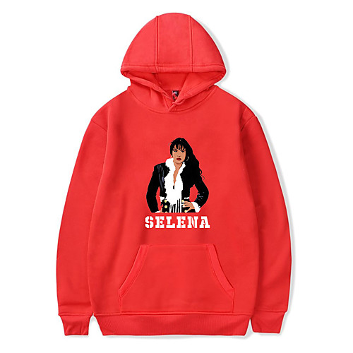 

Inspired by Cosplay Selena quintanilla Cosplay Costume Hoodie Pure Cotton Print Printing Hoodie For Men's / Women's