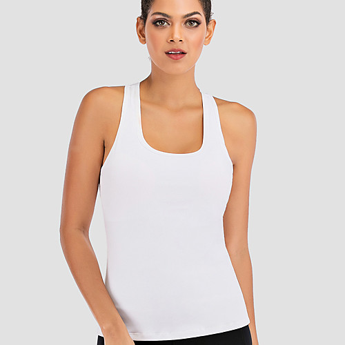 

Activewear Tops / Yoga Women's Training / Daily Wear Nylon Criss Cross / Gore Sleeveless High Vest