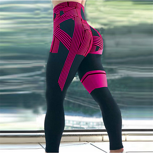 

Women's High Waist Yoga Pants Winter 3D Print Black / Red Black / Blue Running Fitness Gym Workout Leggings Sport Activewear Quick Dry Butt Lift Tummy Control High Elasticity Skinny