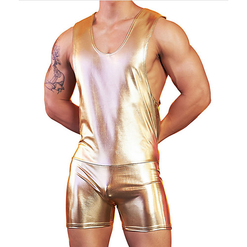 

Men's Normal Sexy Round Neck Undershirt Solid Colored