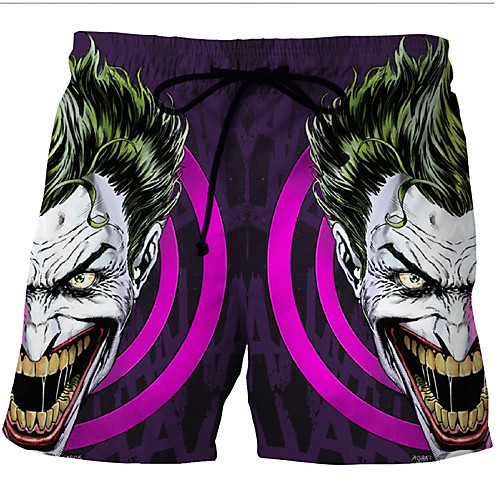 

Men's Swim Shorts Swim Trunks Bottoms Breathable Quick Dry Swimming Beach Water Sports 3D Print Summer / Micro-elastic
