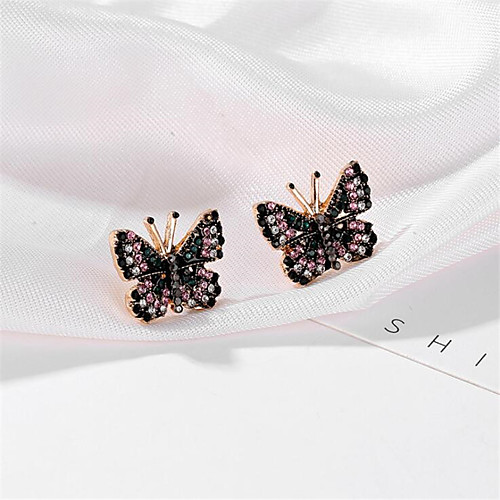 

Women's Stud Earrings Geometrical Fashion Stylish Imitation Diamond Earrings Jewelry Gold For 1 Pair