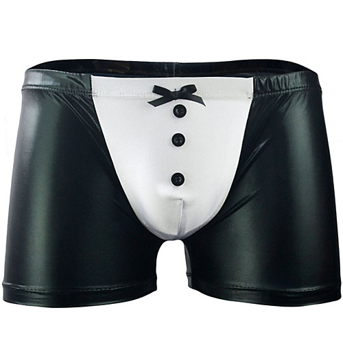 

Men's Basic Boxers Underwear - Normal Low Waist Black One-Size