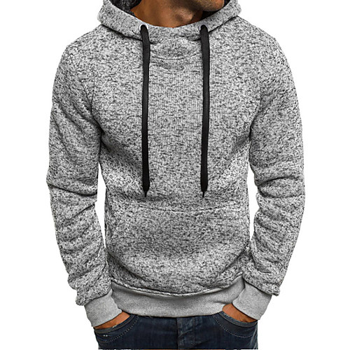 

Men's Basic Hoodie - Solid Colored Light gray US34 / UK34 / EU42