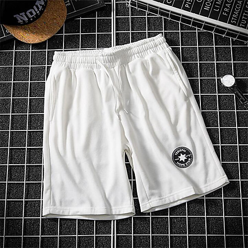 

Men's Basic Shorts Pants - Print / Solid Colored Print Khaki Green Royal Blue US32 / UK32 / EU40 US34 / UK34 / EU42 US38 / UK38 / EU46