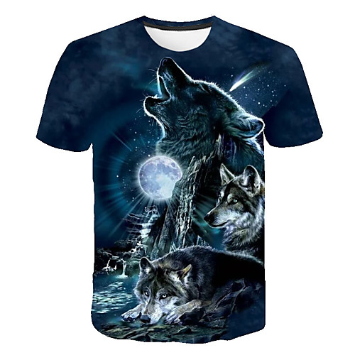 

Men's Daily Basic / Street chic T-shirt - Geometric / 3D Print Black