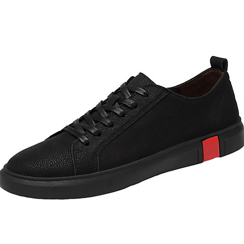 

Men's PU Spring & Summer Casual Sneakers White / Black
