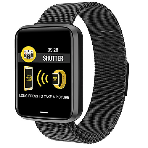 

H19 Unisex Smart Wristbands Android iOS Bluetooth Waterproof Touch Screen Heart Rate Monitor Blood Pressure Measurement Calories Burned Stopwatch Pedometer Call Reminder Sleep Tracker Sedentary
