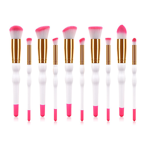 

Professional Makeup Brushes 10pcs Soft Lovely Comfy Plastic / Aluminium Alloy 7005 for Concealer & Base Powders Foundation Blush Brush Makeup Brush Lip Brush Eyeshadow Brush