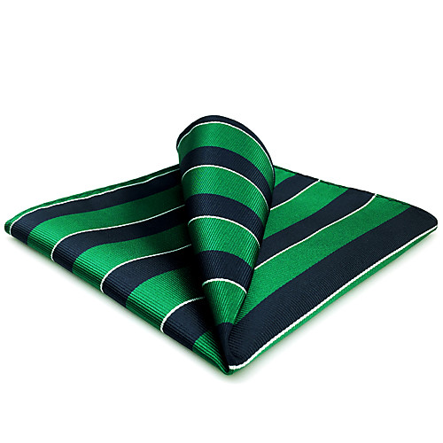 

Men's Party / Work / Basic Pocket Squares - Striped / Jacquard