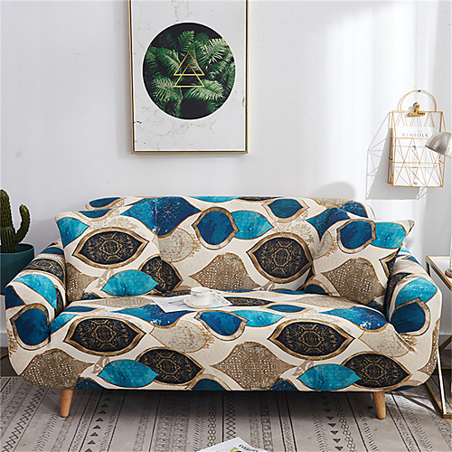 

Sofa Cover Romantic Yarn Dyed Polyester / Cotton Blend Slipcovers