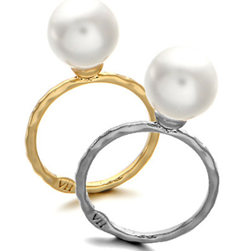 

Women's Ring 1pc Gold Silver Alloy Elegant Holiday European Festival Jewelry