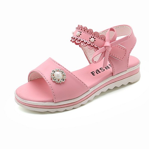 

Girls' Comfort PVC Sandals Little Kids(4-7ys) Pink / White Summer