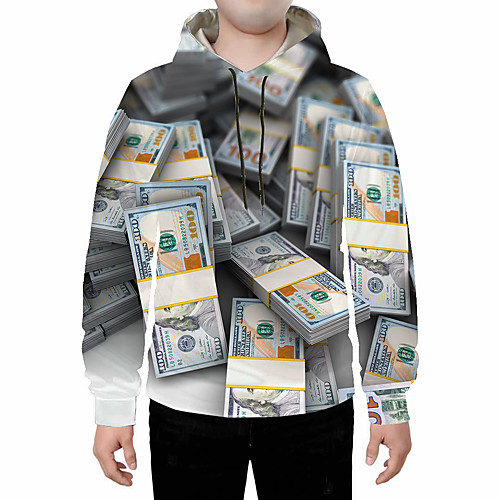 

Men's Casual / Basic Hoodie - Print / 3D Rainbow US32 / UK32 / EU40