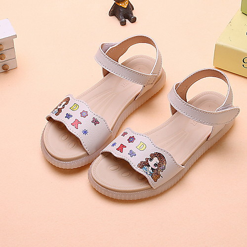 

Girls' Comfort Synthetics Sandals Little Kids(4-7ys) Pink / Beige Summer
