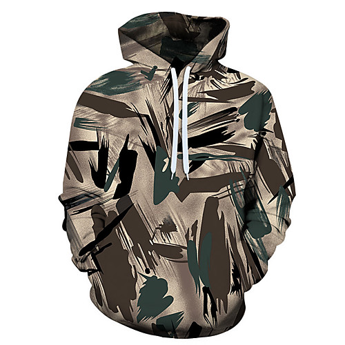 

Men's 3D Print / Casual Hoodie - 3D / Cartoon / Character Rainbow US32 / UK32 / EU40