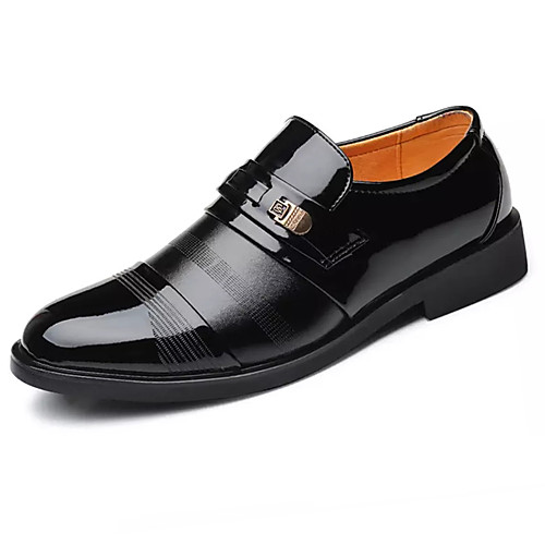 

Men's PU Spring & Summer Casual Loafers & Slip-Ons Non-slipping Brown / Black