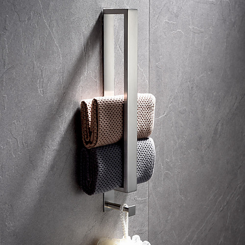

Multifunctional Towel Bar New Design / Self-adhesive / Creative Contemporary / Modern Stainless Steel / Low-carbon Steel / Metal 1pc - Bathroom 1-Towel Bar Wall Mounted