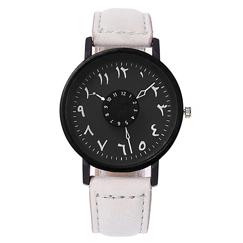 

Women's Quartz Watches Casual Fashion Black Blue Brown PU Leather Chinese Quartz Light Brown Lace White / Black Blue Casual Watch 1 pc Analog One Year Battery Life
