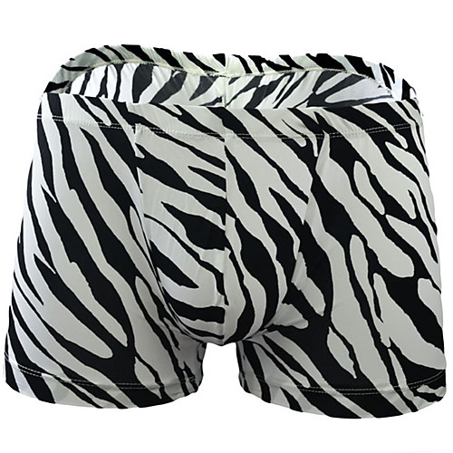 

Men's Print Boxers Underwear - Normal Low Waist Black One-Size