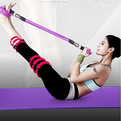 

Weight Loss fitness Equipment 4 tube Tension Trainer Sports Foot Expander Chest Pull Leg Latex Draw Rope Gymnastics Rope