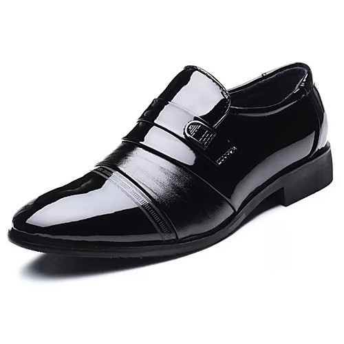 

Men's PU Spring & Summer Casual Loafers & Slip-Ons Non-slipping Black