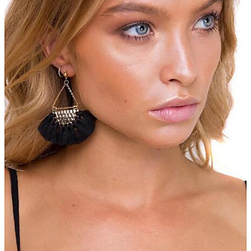 

Women's Earrings Geometrical Precious Earrings Jewelry Yellow / Light Red / Pink For Daily 2pcs