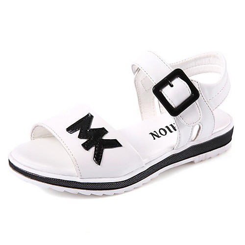 

Girls' Comfort PU Sandals Little Kids(4-7ys) Pink / White Summer