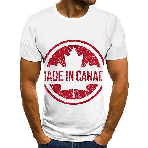 

Men's Daily T-shirt - 3D Print White