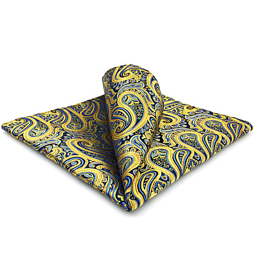 

Men's Party / Work / Basic Pocket Squares - Paisley / Jacquard