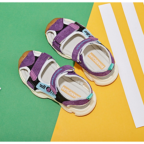 

Boys' Comfort Canvas Sandals Big Kids(7years ) Purple / Blue Spring