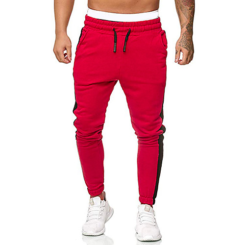 

Men's Sporty Sweatpants Pants - Multi Color Red Green Blue US34 / UK34 / EU42 US36 / UK36 / EU44 US38 / UK38 / EU46