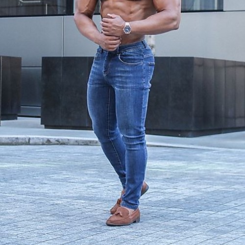 

Men's Sporty Sweatpants Pants - Solid Colored Black Navy Blue US38 / UK38 / EU46 US40 / UK40 / EU48 US42 / UK42 / EU50